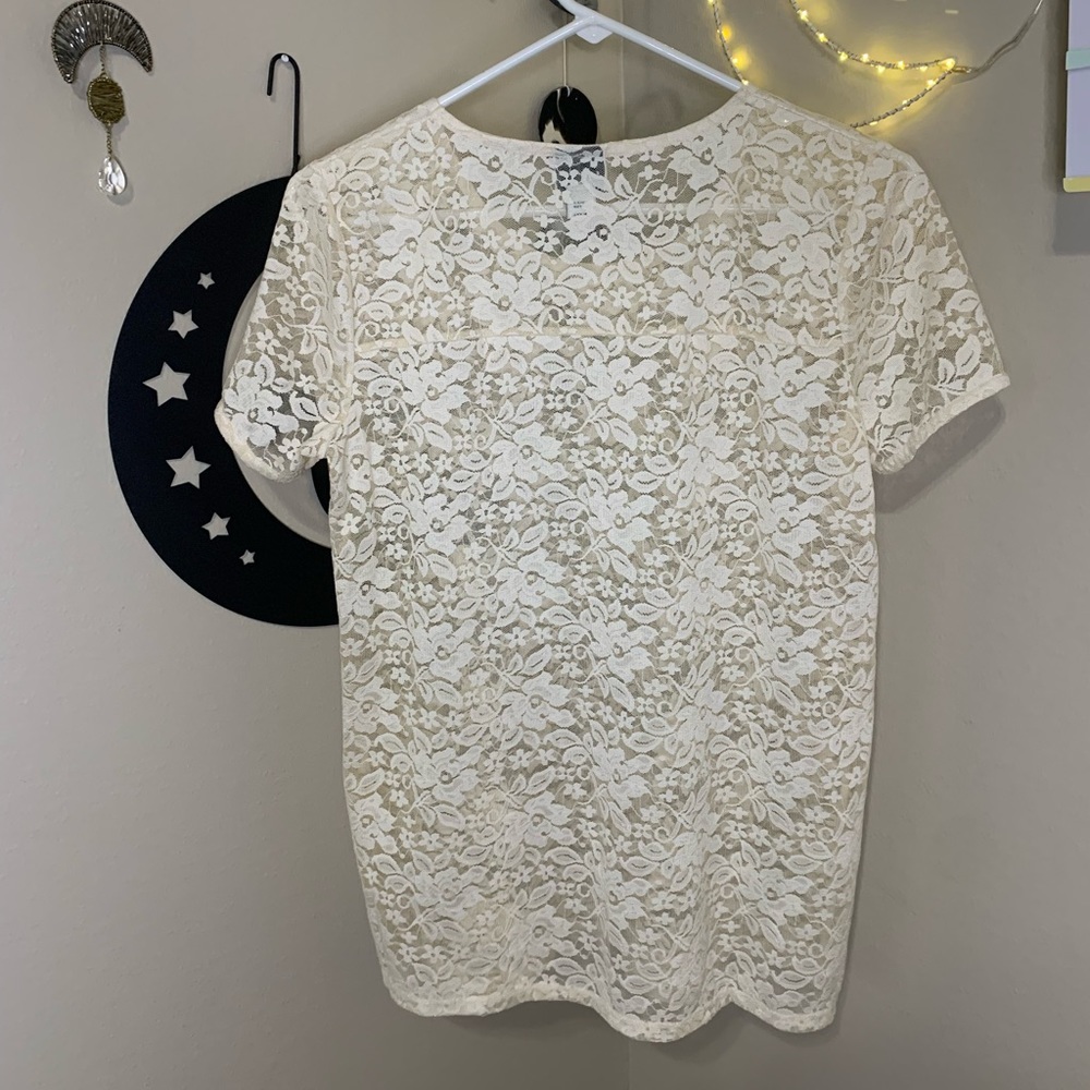 Lace Shell Top - Picture 2 of 6